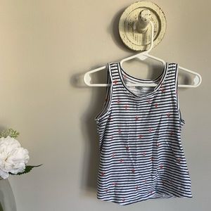 Girls striped tank
